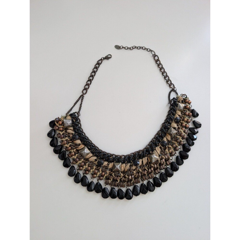 Discontinued Zara Industrial Rustic Bib Necklace